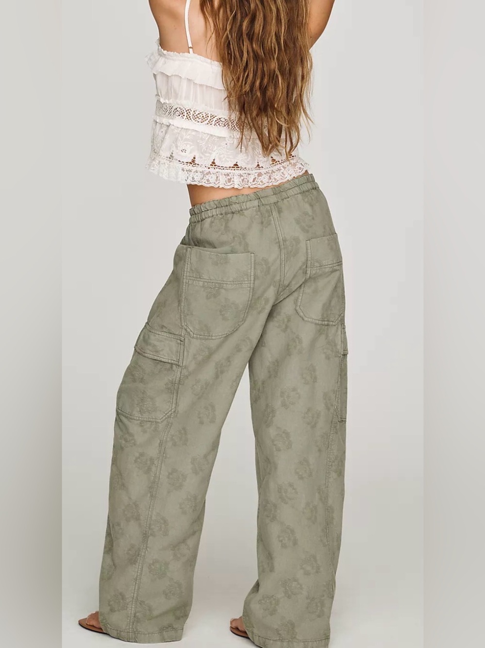 Anthropologie Pilcro Izzie Relaxed Full-Length Cargo Barrel Pants - Picture 4 of 6